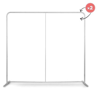 Tubewall Straight 250 Alurahmen